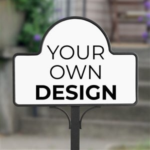 Design Your Own Personalized Magnetic Garden Sign- White - 34011-W