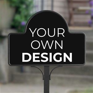 Design Your Own Personalized Magnetic Garden Sign- Black - 34011-B