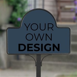 Design Your Own Personalized Magnetic Garden Sign- Navy Blue - 34011-NB