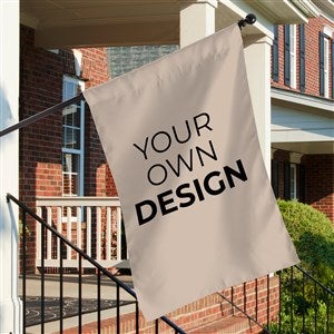 Design Your Own Personalized House Flag- Tan - 34013-T