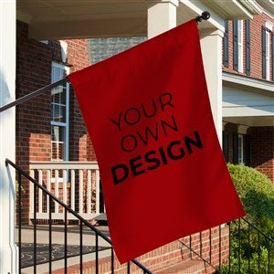 Design Your Own Personalized House Flag- Burgundy - 34013-BU