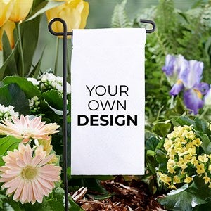 Design Your Own Personalized Mini Garden Flag- White - 34014-W