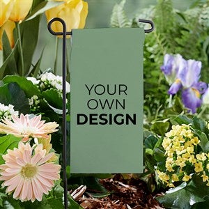 Design Your Own Personalized Mini Garden Flag- Sage Green - 34014-SG