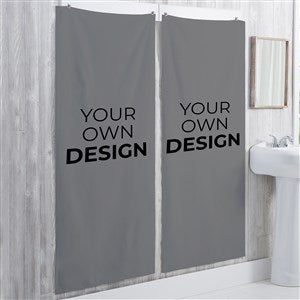 Design Your Own Personalized 30x60 Bath Towel- Grey - 34030-G