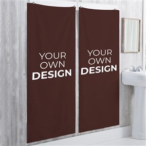 Design Your Own Personalized 30x60 Bath Towel- Brown - 34030-BR