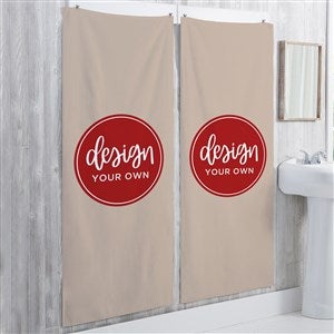 Design Your Own Personalized 35quot; x 72quot; Bath Towel- Tan - 34032-T
