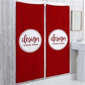 Design Your Own Personalized 35quot; x 72quot; Bath Towel- Burgundy - 34032-BU