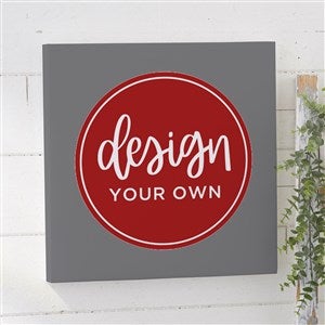 Design Your Own Personalized 16quot; x 16quot; Canvas Print- Grey - 34040-G