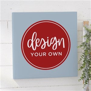 Design Your Own Personalized 16quot; x 16quot; Canvas Print- Slate Blue - 34040-SB
