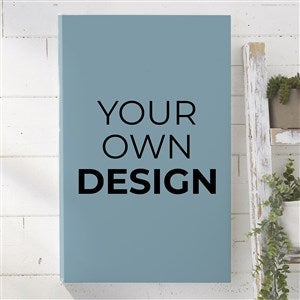 Design Your Own Personalized Vertical 12quot; x 18quot; Canvas Print- Slate Blue - 34043-SB