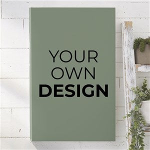 Design Your Own Personalized Vertical 12quot; x 18quot; Canvas Print- Sage Green - 34043-SG