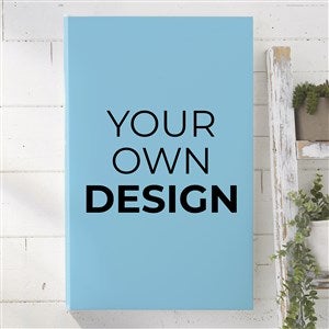 Design Your Own Personalized Vertical 12quot; x 18quot; Canvas Print- Baby Blue - 34043-BB