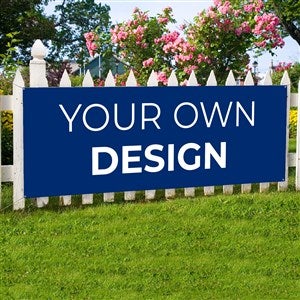 Design Your Own Personalized Large Banner - Blue - 34046-BL