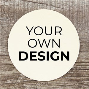 Design Your Own Personalized Paper Coasters- White - 34048-W