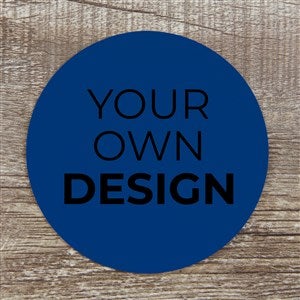 Design Your Own Personalized Paper Coasters- Blue - 34048-BL