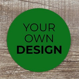 Design Your Own Personalized Paper Coasters- Green - 34048-GR