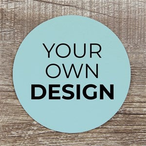 Design Your Own Personalized Paper Coasters- Baby Blue - 34048-BB