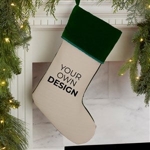 Design Your Own Personalized Christmas Stocking- Tan - 34060-T