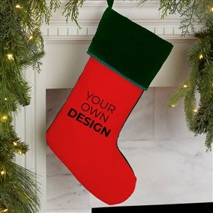 Design Your Own Personalized Christmas Stocking- Red - 34060-R