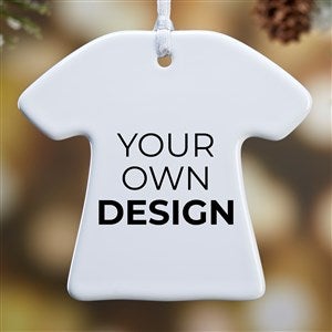 Design Your Own Personalized 1-Sided T-Shirt Ornament - 34067