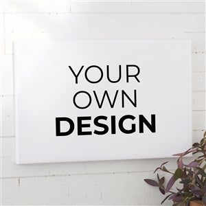 Design Your Own Personalized Horizontal 12quot; x 18quot; Canvas Print- White - 34085-W