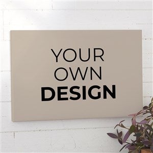 Design Your Own Personalized Horizontal 12quot; x 18quot; Canvas Print- Tan - 34085-T