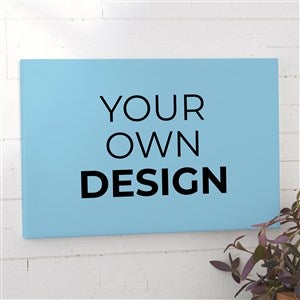 Design Your Own Personalized Horizontal 12quot; x 18quot; Canvas Print- Baby Blue - 34085-BB