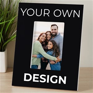 Design Your Own Personalized Vertical Picture Frame - Black - 34089-B