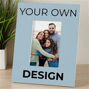 Design Your Own Personalized Vertical Picture Frame - Slate Blue - 34089-SB