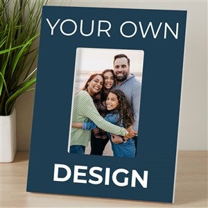 Design Your Own Personalized Vertical Picture Frame - Navy Blue - 34089-NB