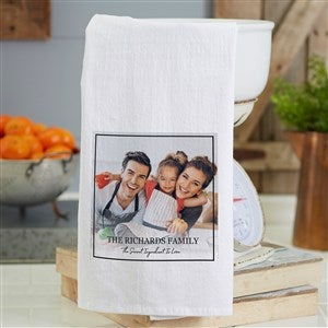 Photo Message For Family Personalized Flour Sack Towel - 34140