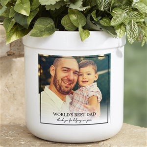 Photo  Message For Him Personalized Outdoor Flower Pot - 34161