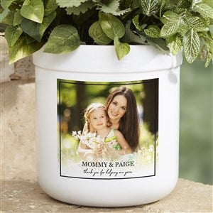 Photo & Message For Her Personalized Outdoor Flower Pot - 34162