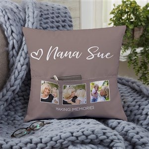 Photo Collage For Her Personalized 14x14 Pocket Pillow - 34163-S