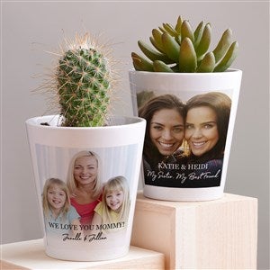 Photo  Message For Her Personalized Mini Flower Pot - 34173