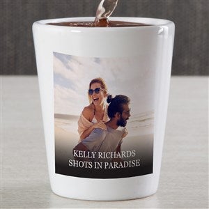 Photo Message for Her Personalized Shot Glass - 34183