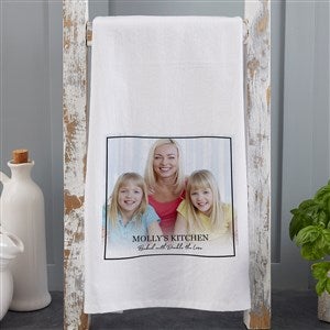 Photo Message For Her Personalized Flour Sack Towel - 34189