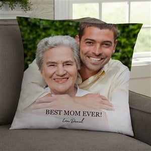 Photo  Message For Her Personalized 18x18 Throw Pillow - 34198-L