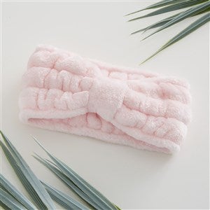 Pink Spa Headband For Washing Face