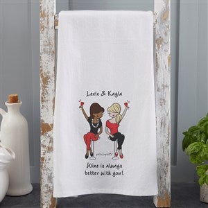 Best Friends by philoSophies®  Personalized Tea Towel - 34214