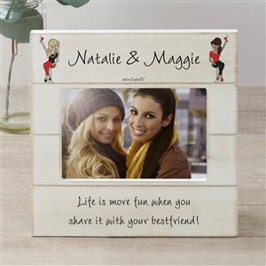Best Friends philoSophies® Personalized Shiplap Picture Frame-4x6 Horizonal - 34215-4x6H