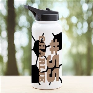 Soccer Personalized Double-Wall Vacuum Insulated 32oz Water Bottle - 34274-L