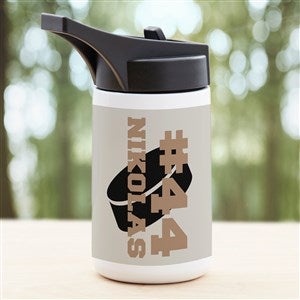 Hockey Personalized Double-Wall Vacuum Insulated 14 oz. Water Bottle - 34280-S