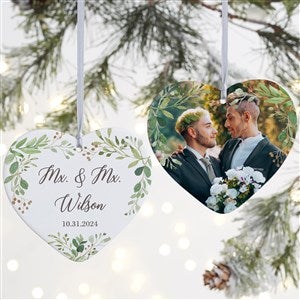 Mx. Title Personalized Wedding Ornament - 2 Sided Matte - 34288-2L