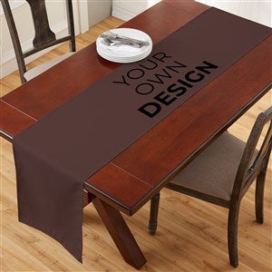 Design Your Own Personalized Table Runner - Brown - 34298-BR