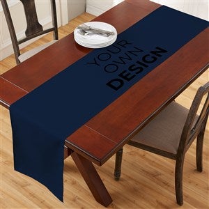 Design Your Own Personalized Table Runner - Navy Blue - 34298-NB