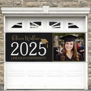 Classic Graduation Personalized Photo Banner - 45x108 - 34425-L