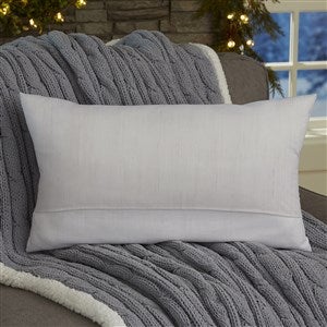 Cable Knit Decorative Light Gray Throw Pillow