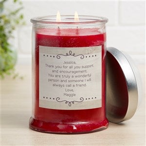 Personalized Mason Jar Candle Favors - Write Your Own