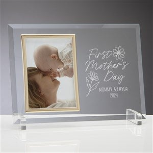 First Mothers Day Personalized Glass Frame - 34666